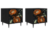 Bedside Cabinet LOCHEM 2 pcs Black Oak 36 x 33 x 51 cm 8007232