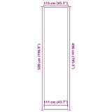 Doormat Anthracite 115x500 cm 4105622