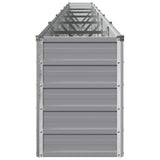 Raised Garden Bed Grey 600 x 40 x 55 cm cold-rolled steel 8006299