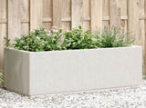 Garden Planter White 80x36x35 cm PP 368776