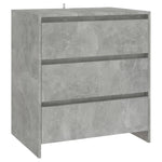 2 Piece Sideboard Concrete Grey Engineered Wood 3098060