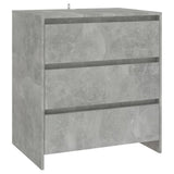 3 Piece Sideboard Concrete Grey Engineered Wood 3098068