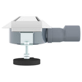 Shower Drain 2-in-1 with 360&deg Siphon Silver 60 cm 42015962