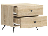 Bedside Cabinet Sonoma Oak 43 x 34.5 x 47.5 cm Engineered Wood 895449