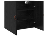 Wall-Mounted Cabinet 2 pcs Black Oak 69.5 x 34 x 90 cm 3394574