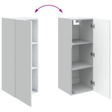 Wall-Mounted Cabinet White 33 x 34.5 x 90 cm Engineered Wood 898415