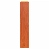 Headboard with Storage Wax Brown 160 cm Solid Wood Pine 855656