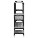 TV Cabinet Grey Sonoma 206.5x28.5x95 cm Engineered Wood 842484