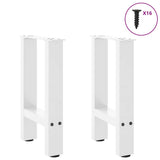 Coffee Table Legs White 2 pcs 28x cm Steel 4013273