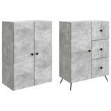 Cabinet Set 2 pcs Concrete Grey Engineered Wood 3416901
