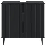 Bathroom Sink Cabinet ZWOLLE Black 59.5 x 31.5x 59 cm 896346