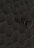 Highboard Black 40x33x110 cm Solid Wood Mango 356848