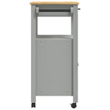 Kitchen Trolley MONZA 60x40x88.5 cm Solid Wood Pine 376098