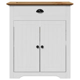 Bathroom Sink Cabinet BODO White and Brown 70x35x80 cm 4016864