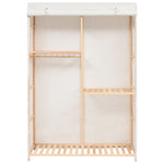 3-Tier Clothes Wardrobe 110x40x170 cm 247108