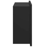 Shower Niche Black 30 x 20 x 9.5 cm Stainless Steel 42012660