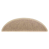 Stair Mats Self-adhesive Sisal-Look 30 pcs 56x17x3 cm Sand 3365867