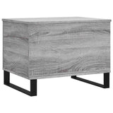 Coffee Table Grey Sonoma 60x44.5x45 cm Engineered Wood 830962