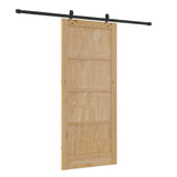 Sliding Door ORKDAL Natural 86 x 198.5 cm Solid Pine Wood 3445555