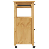 Kitchen Trolley MONZA 48x40x88.5 cm Solid Wood Pine 376088