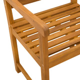 Garden Chairs 6 pcs Natural Solid Acacia Wood 3416304