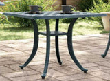 Garden Table Green 53x53x53 cm Cast Aluminium 4002822