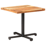 ZNTS Bistro Table Square 80x80x75 cm Solid Acacia Wood 320280