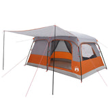 Family Tent with Roof Grey and Orange 420 x 305 x 200 cm 42028499