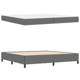 Bed Frame with Mattress Light Grey 200 x 200 cm Fabric 3399140