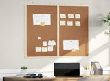 Bulletin Board Folding Brown 100 x 100 x 1.4 cm Solid pine wood 42015931