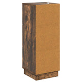 Drawer Cabinet Smoked Oak 33 x 34.5 x 87 cm Engineered Wood 895310