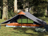 Camping Tent 2-Person Grey Waterproof 4009436