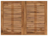 Garden Bar Table Natural and Coffee 70 x 68.5 x 105 cm 901336