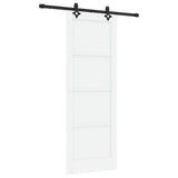 Sliding Door ORKDAL White 78 x 211 cm Solid Pine Wood 3333613
