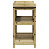 Potting Table with Shelves 108x45x86.5 cm Impregnated Wood Pine 832441