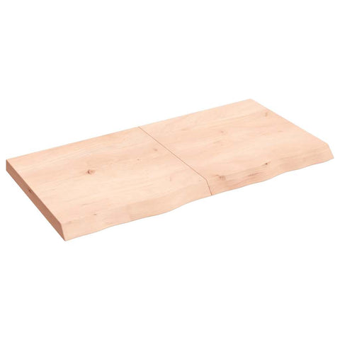 Table Top 120x60x cm Untreated Solid Wood Oak 3156313