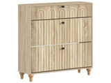 Shoe Cabinet ALKMAAR 78 x 24 x 103 cm Engineered Wood 896217