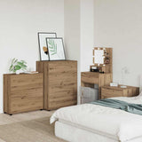 Storage Cabinet Artisan Oak 80 x 31 x 81 cm Engineered Wood 888856