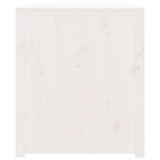 Outdoor Kitchen Cabinet MEPPEL White 106x55x64 cm Solid Wood Pine 832334