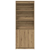 Highboard Artisan Oak 70x35x180 cm Engineered Wood 3328479