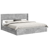 Bed Frame with Storage and Headboard 3 pcs Engineered Wood 3414356