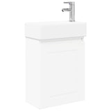 Bathroom Vanity Unit with Tap White 45.5 x 22.5 x 84 cm 889511