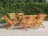 Folding Garden Chair Set of 6 Teak wood Solid teak wood Standard 3155047