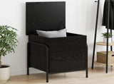 Storage Box Black Oak 40.5 x 40 x 49.5 cm Engineered Wood 8013662