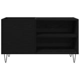Record Cabinet Black Oak 85 x 38 x 48 cm Engineered Wood 862897