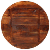 Table Top 70x3.8 cm Round Solid Wood Reclaimed 370028