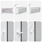 Basement Window "RISOR" 120x60 cm Tilt&Turn DIN Right White 4108375
