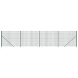 Wire Mesh Fence with Flange Green 2x10 m 154166
