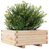 Garden Planter 60x60x26.5 cm Solid Wood Pine 847298