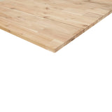 Basin Shelf Wall Mounted Steel and Solid Wood Acacia 3302895